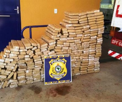 Caminhão com 458 Kg de maconha é interceptado pela PRF de Três Lagoas 