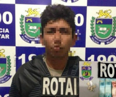 Após fiscalizações em bar, ROTAI prende jovem sob acusação de tráfico de drogas 