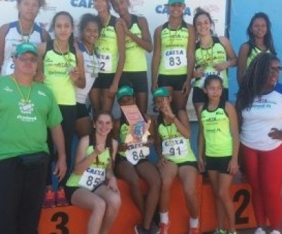 Atletismo feminino de Três Lagoas conquista título estadual na categoria mirim