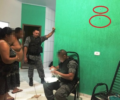 Atirador dispara por quatro vezes contra pedreiro que escapou ileso de atentado