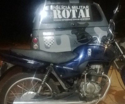 ROTAI esclarece furto de moto duas horas depois do registro policial 