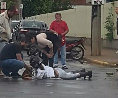 Internauta registra acidente na Avenida Clodoaldo Garcia 