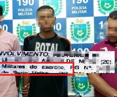 Exército envia nota e informa que jovem preso com drogas foi licenciado no dia 09 