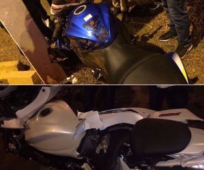 Vídeo que circula nas redes sociais mostra acidente entre motos no Arenamix 