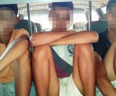 Jovens que quebraram parquinho em Arapuá são detidos pela Polícia Militar