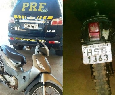  PRF apreende na BR-262 duas motocicletas com restrições de furto e adulteração 