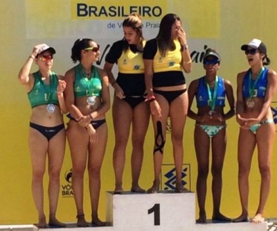 Se destacando mais uma vez, Vôlei de Praia feminino fica em terceiro no Rio