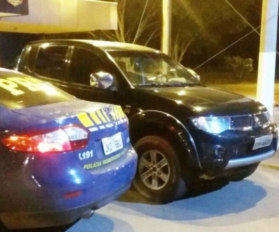 Rio-pretenses são presos com camionete de luxo na BR-262 em Três Lagoas  