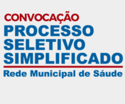Prefeitura anuncia primeira convocação de aprovados no Processo Seletivo Simplificado para a Saúde