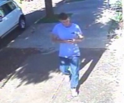 Câmera de segurança registra ação de assaltante que invadiu salão de beleza no Colinos 