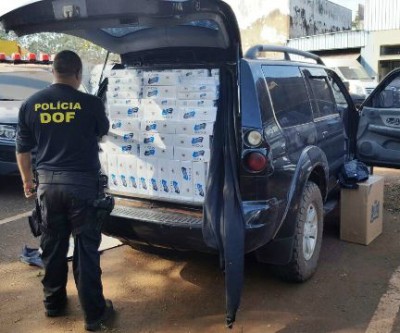 Pajero com placas de Três Lagoas é apreendida pelo DOF 