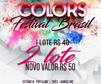 Pela 1º vez, Festival das Cores invade Três Lagoas 