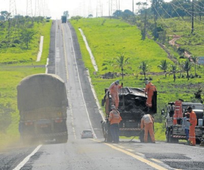 Dnit vai restaurar  189 quilômetros da BR-262