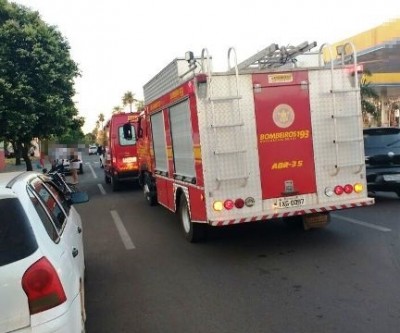 Funcionária de lavanderia fica ferida em incêndio registrado no Centro de Três Lagoas 