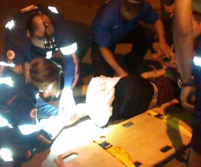 Idosa é atropelada por motociclista no Ipacarai