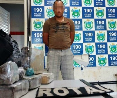 Ajudante de vidraceiro que iniciou no tráfico em fevereiro é preso pela ROTAI