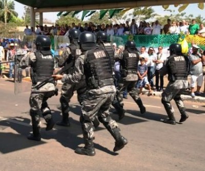 Policiais militares participaram do desfile de 7 de Setembro 