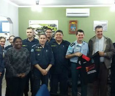 2º BPM recebe visita do Bispo da diocese de Três Lagoas