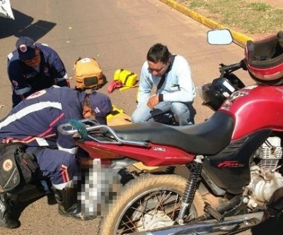 Acidente no bairro JK deixa uma pessoa ferida 