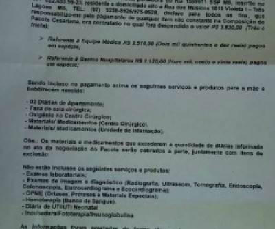 Hospital Auxiliadora se pronuncia sobre caso de cobrança no atendimento de parto de urgência