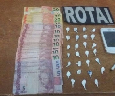 Jovem preso pela ROTAI revelou que venderia drogas em casa noturna de Três Lagoas