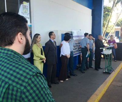 Vereadores prestigiam inauguração da central de monitoramento da PM