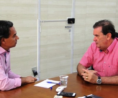 Deputado Eduardo Rocha visita prefeito de Campo Grande, Marquinhos Trad