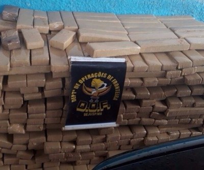 DOF apreende mais de meia tonelada de droga que seria entregue em Três Lagoas