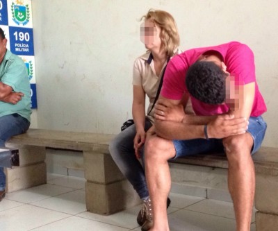 Filho, mãe e ex-namorado vão parar na delegacia após briga e ameaça 