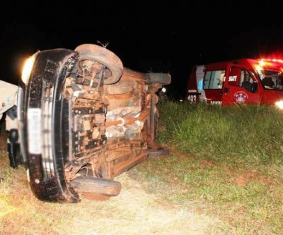 Três-lagoense que sofreu acidente na MS-276 é socorrido pelos bombeiros 