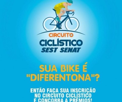 Circuito Ciclístico Sest/Senat irá premiar bicicletas diferentes e melhor idade