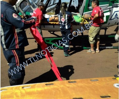 Piloto que participava do Rally dos Sertões sofre acidente e é trazido de helicóptero para Três Lagoas 