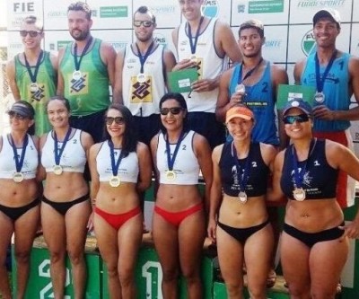 Três Lagoas e Campo Grande conquistam títulos das etapas do Circuito Estadual Vôlei de Praia