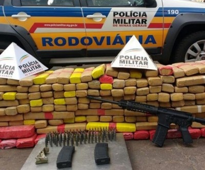 Jovem que saiu de Três Lagoas é detido em MG com drogas, fuzil e munições