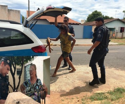  Neta tenta matar avó de 76 anos com facadas; PM foi chamada por vizinhos 