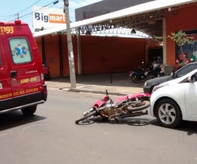 Acidente envolvendo viatura do bombeiro interdita parte da Avenida Filinto Muller