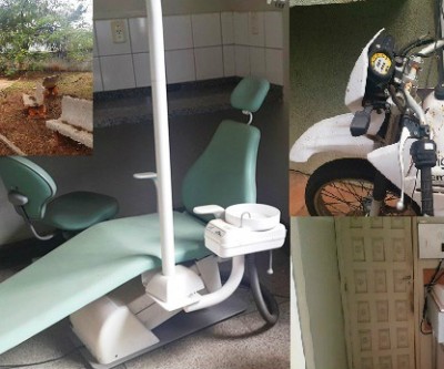 Equipamentos odontológicos e até moto estão 