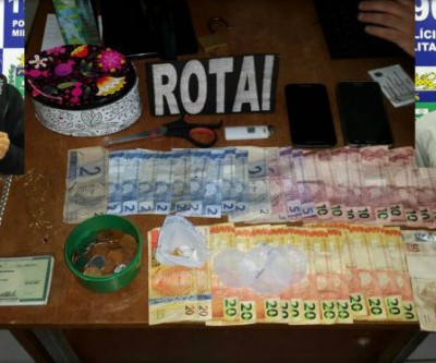 Casal acusado de traficar drogas na Vila Piloto é preso pela ROTAI 