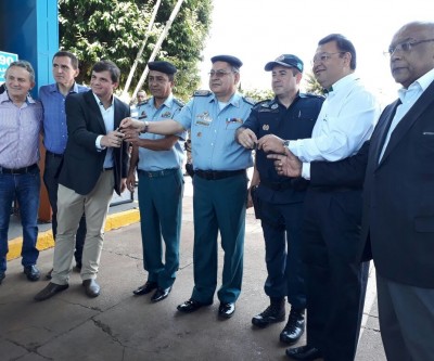 Fibria realiza entrega de viaturas para Polícia Militar de Três Lagoas