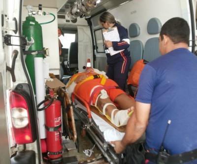 Detenta que sofreu queda em penitenciária é socorrida ao Hospital Auxiliadora 