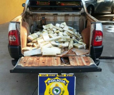 PRF intercepta carregamento de cocaína e maconha que seriam entregues em Três Lagoas 