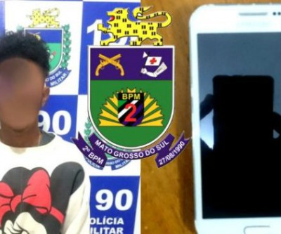 Jovem que estava com celular furtado diz: “Eu Peguei da minha mãe para ouvir músicas”