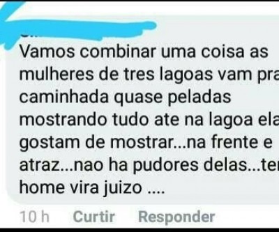 Mulheres três-lagoenses se unem contra comentários machistas a vítima de estupro
