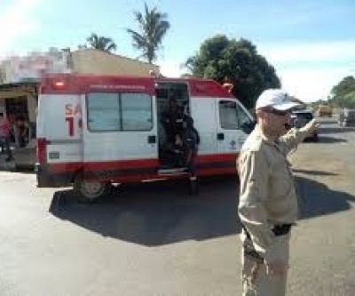 Motociclista sem CNH se envolve em acidente no bairro Jardim Alvorada