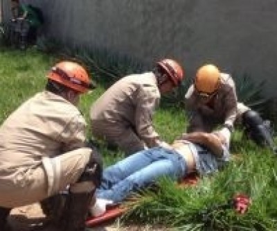 Acidente entre moto e trator mobiliza equipes do Corpo de Bombeiros 