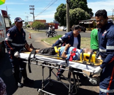 Motociclista atropela idoso e foge do local sem prestar socorro