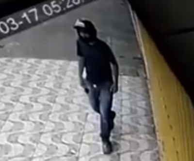 Câmera de segurança grava ação de ladrão que invadiu comércio em Três Lagoas