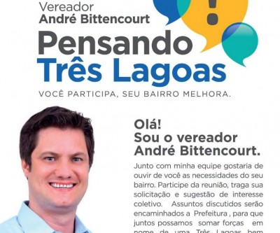 André Bittencourt convida moradores do Vila Piloto  para o projeto “Pensando Três Lagoas”