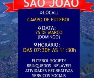Secretaria Municipal de Esportes promove ação de lazer na Vila São João