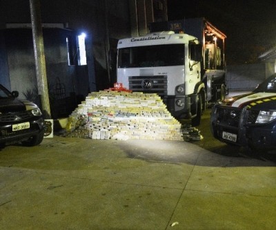 Cocaína avaliada em R$ 16 milhões é apreendida pela PF e PRF